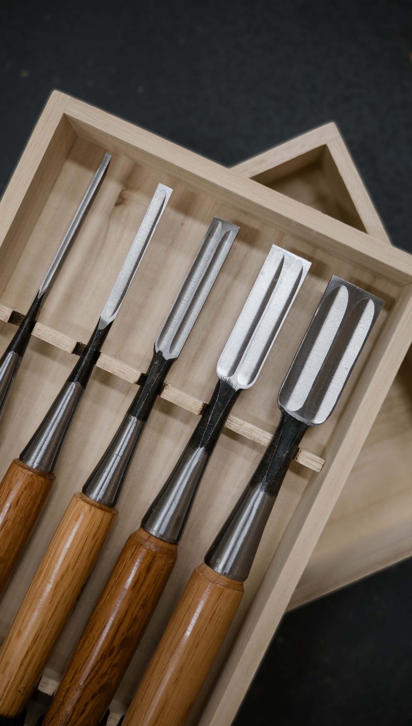 Japanische Stecheisen - TEMPLE TOOL