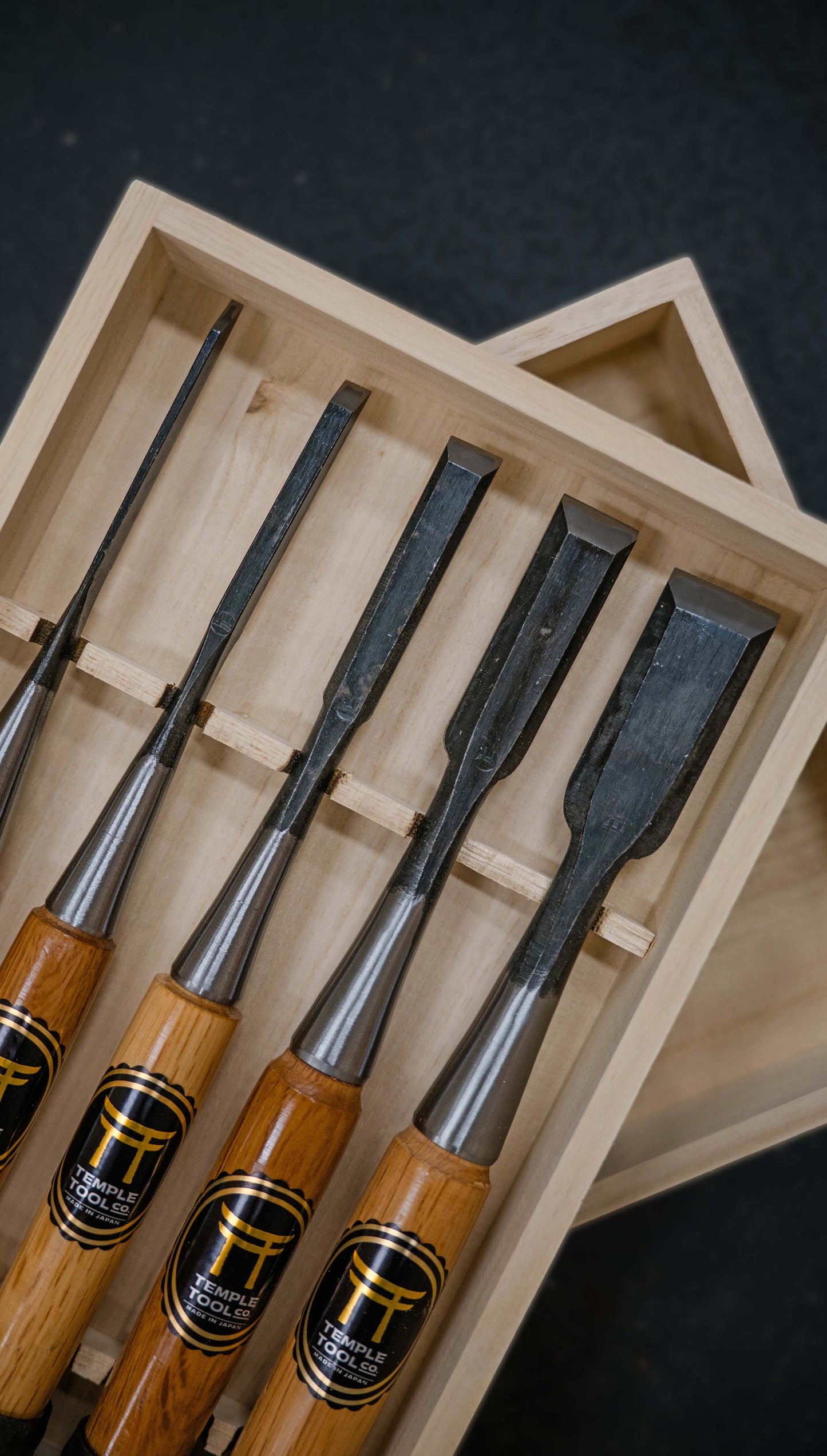 Japanische Stecheisen - TEMPLE TOOL