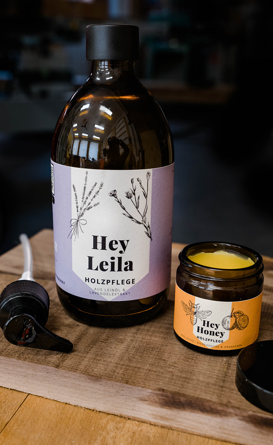 Hey Leila Holzpflege Set