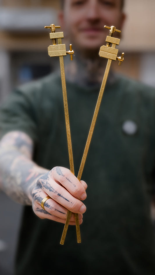 300mm Messing Hatagane-Zwingen | 2er-Set