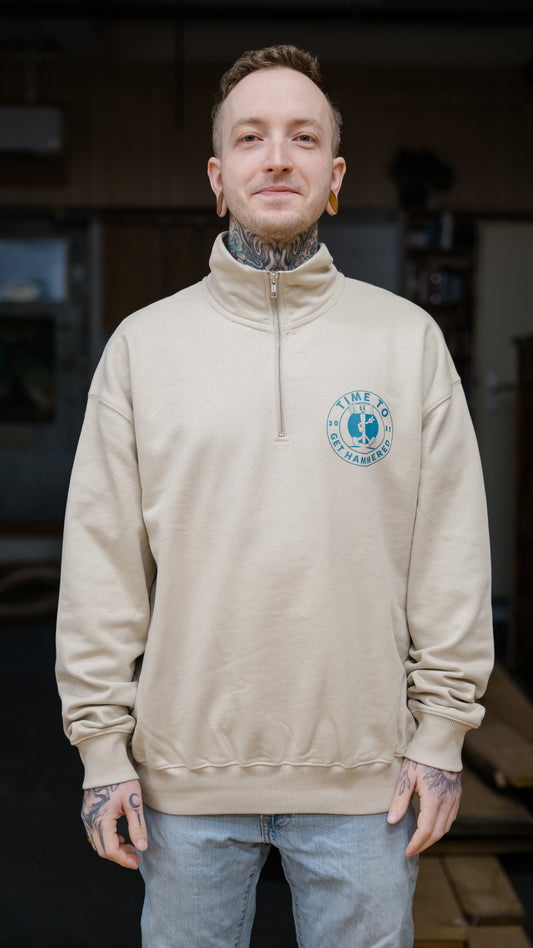 Get Hammered Green - Half-Zip