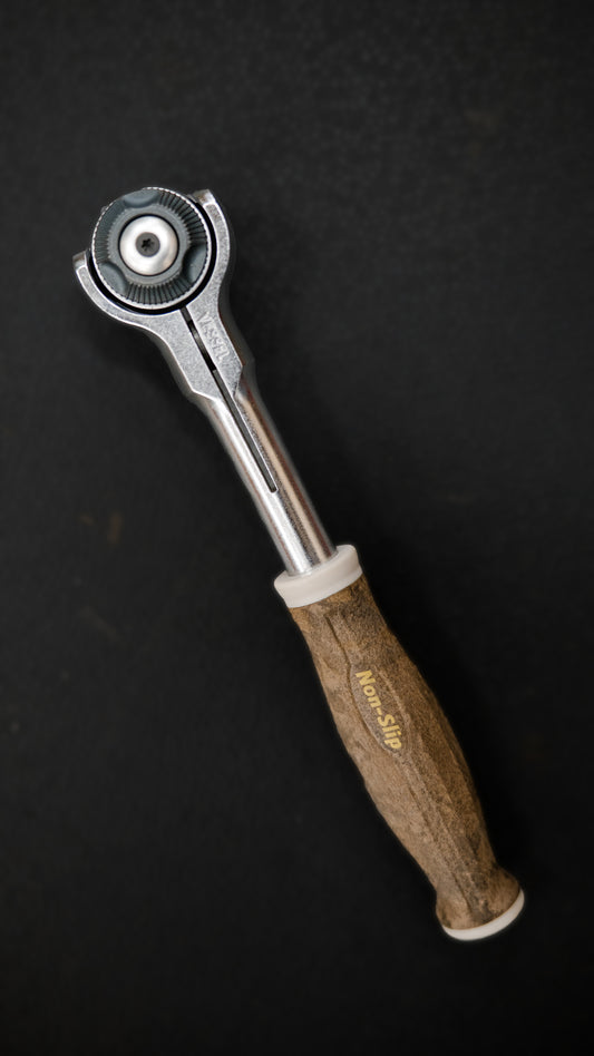 VESSEL 1/4" Schwenk-Ratsche 72Z – Wood Compo